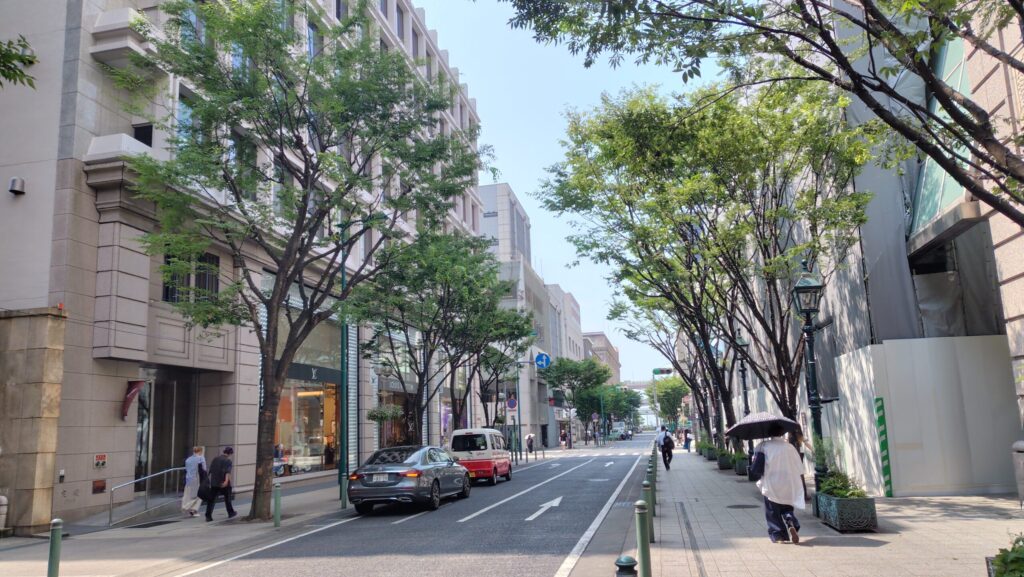 旧居留地 明石町筋