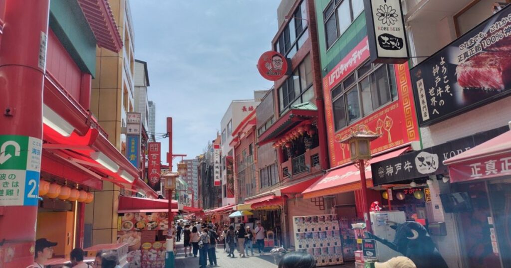 南京町のメインストリート南京東路