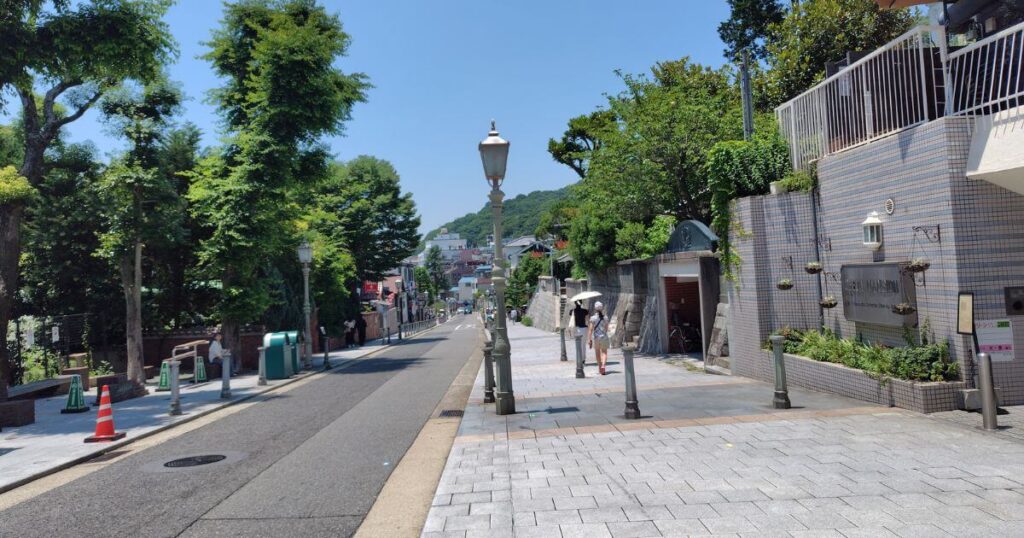 北野異人館街のメインストリート