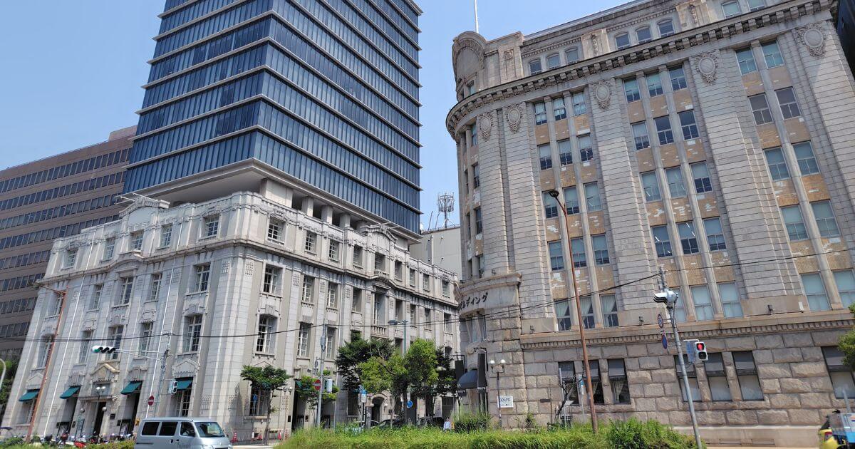 シップ神戸海岸ビルと商船三井ビルディング