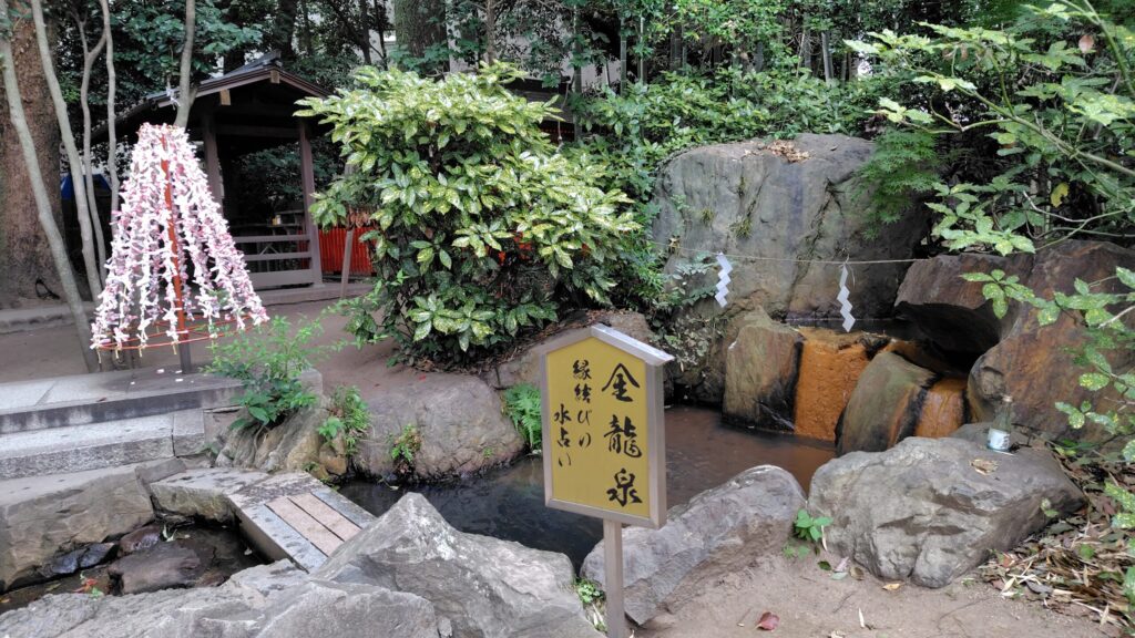 金龍泉の水みくじ