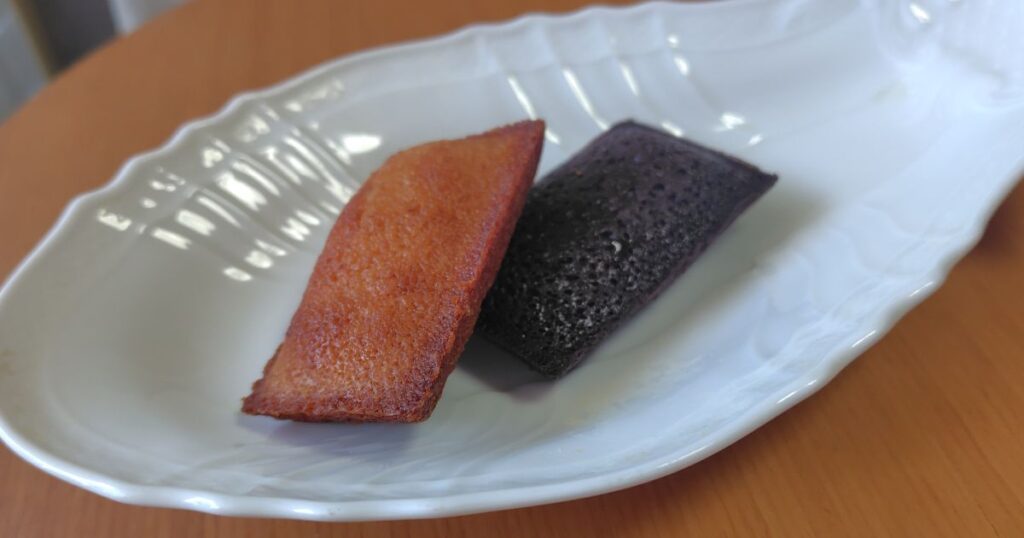 フィナンシェのプレーンとショコラ味