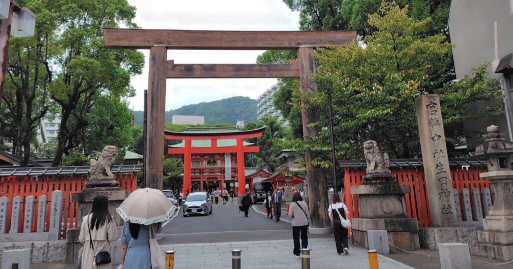 生田神社の鳥居