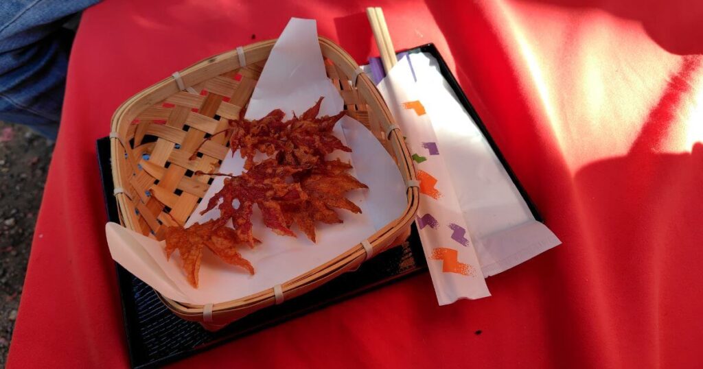 モミジの天ぷら