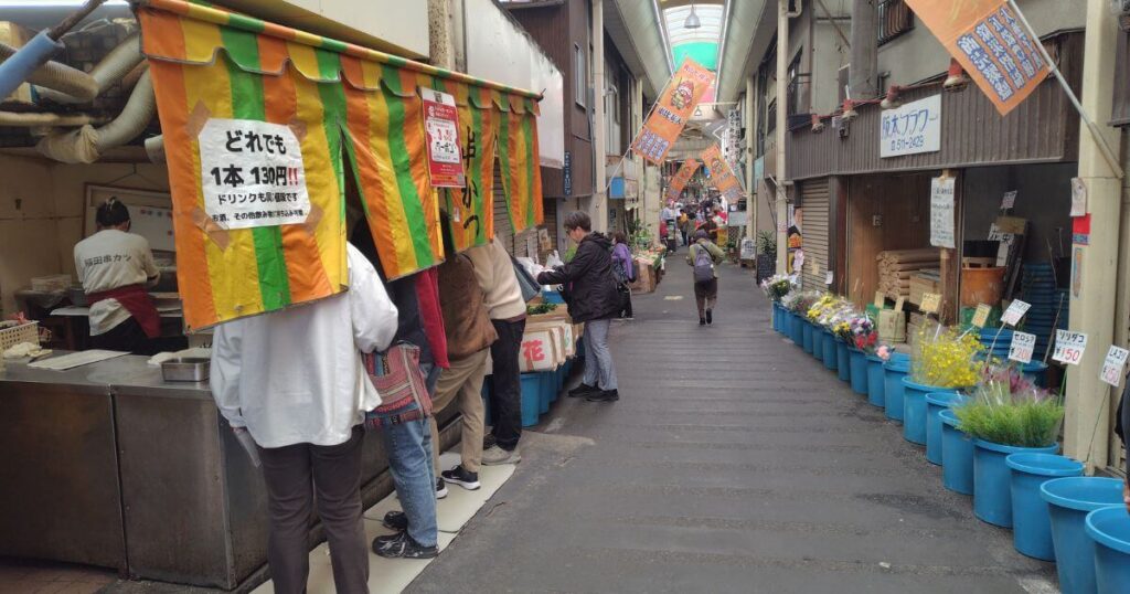 立ち食いの稲田串カツ