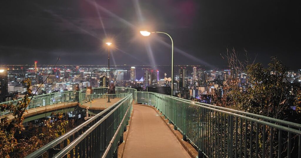 ビーナスブリッジと神戸の夜景